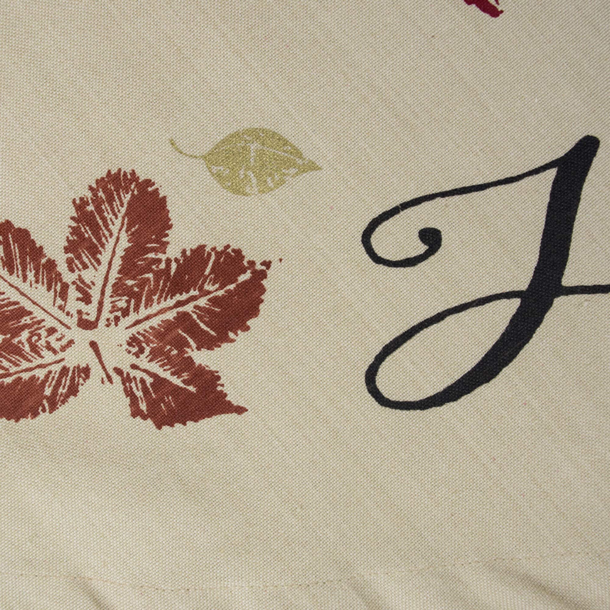 DII® 70" Rustic Leaves Print Round Tablecloth